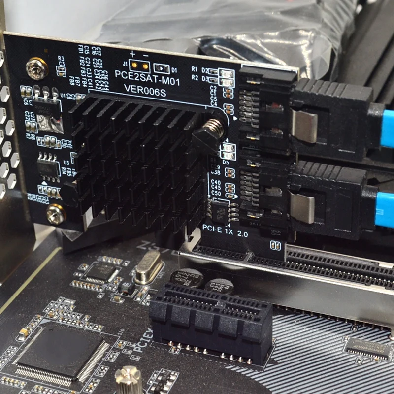 

RISE-Add-on Card Controller SATA 3 PCIE SATA3 PCIE / PCI-E SATA Card/Expansion/Multiplier PCI Express SATA Port