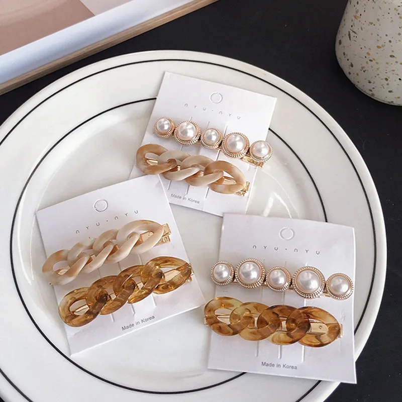 Long Barrettes Hair Clips For Women Girls Korean Fashion Hai