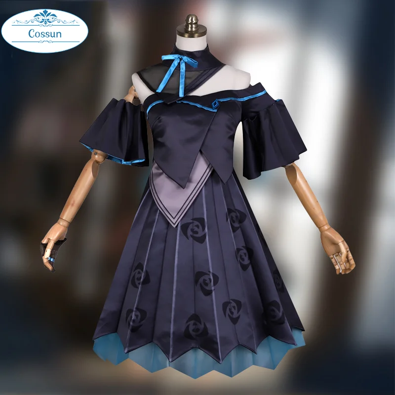 

Anime! Arknights Amiya Game Suit Celebration Time Elegant Dress Uniform Cosplay Costume Halloween Party Role Play Outfit Women