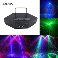 fan shaped laser scanner effect lighting with dmx sound control for christmas dj club stage activities performances and parties