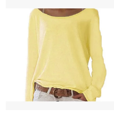 

2020 новые стильные однотонные Лидер продаж Женская Толстовка пуловер с О-образным вырезом, много цветов размера плюс Оболочка Тонкий Женски...