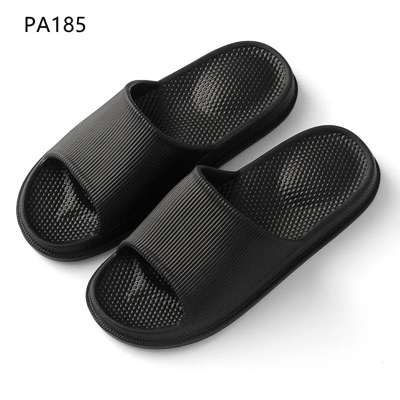 

Теплые хлопковые тапочки для женщин, домашние Нескользящие плюшевые шлепанцы на толстой подошве