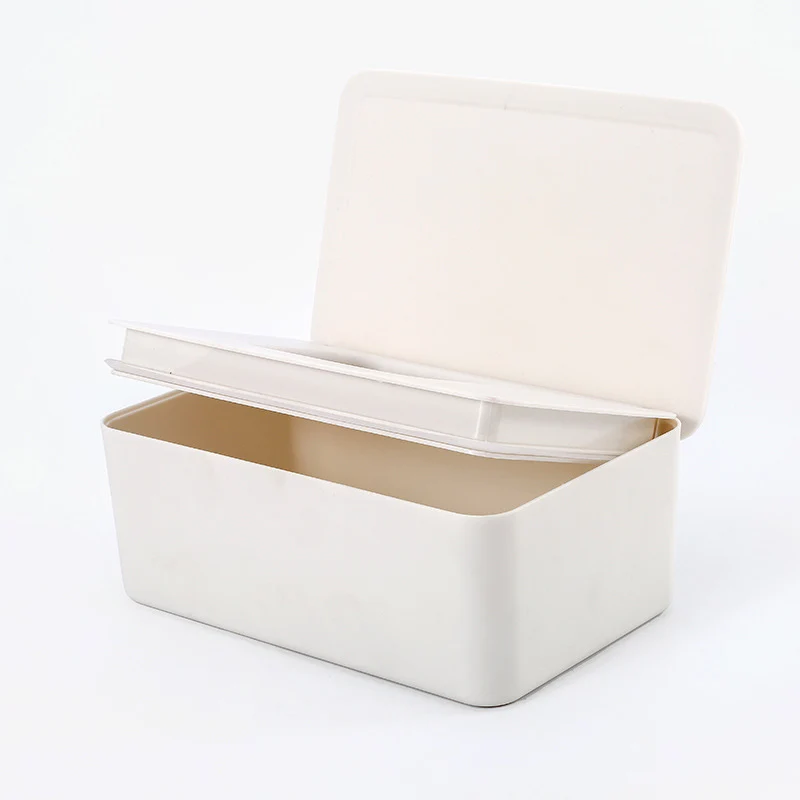 

Wet Wipes Dispenser Storage Box Holder Tissue Case with Lid Dustproof for Home Office DC156
