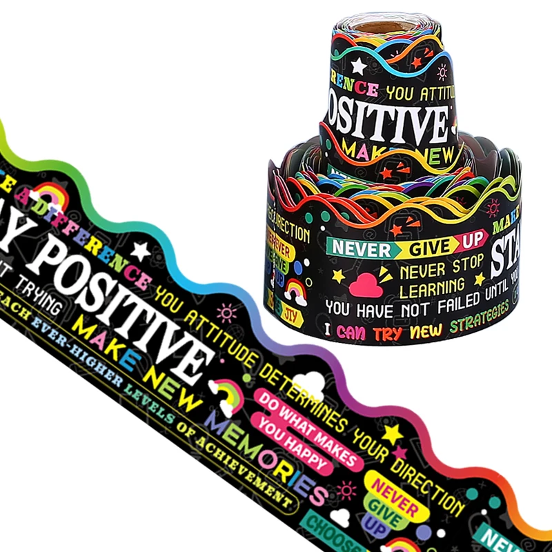 

Рамка для объявлений, 16 м, зубчатая рамка, обрезанная для украшение для классной комнаты границы, декоративная фоновая бумага