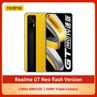 Смартфон Realme GT Neo Flash Edition с глобальной прошивкой, флэш-память стандарта NFC, 64 мп, 6,43 дюйма, 120 Гц, Super AMOLED экран, 65 Вт, быстрая зарядка