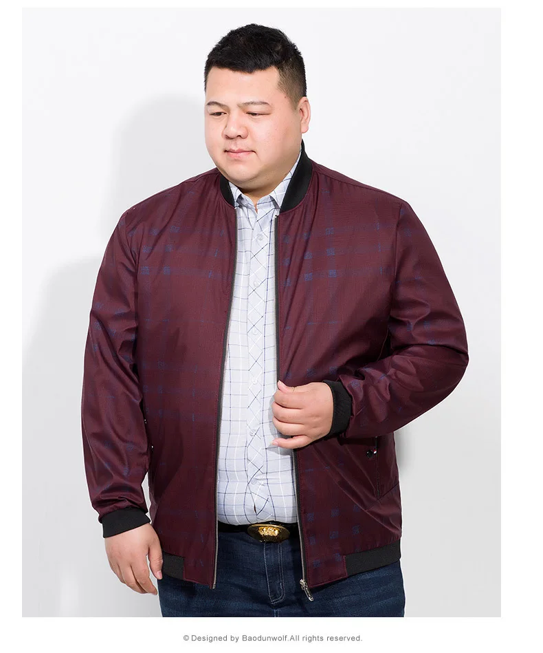 Куртка мужская Тонкая Брендовая верхняя одежда пальто осень 10XL 8XL 6XL 5XL 4XL весна |