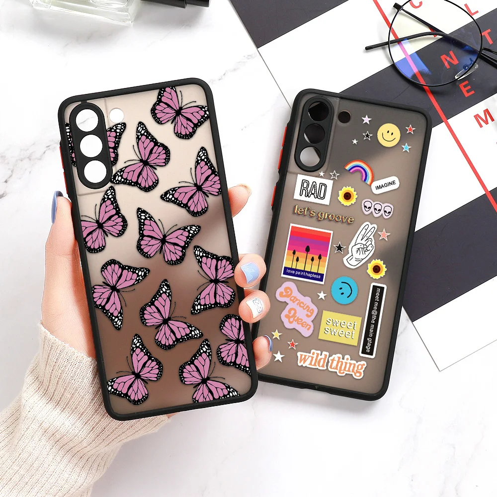 

Lens Protection Case For OPPO A74 Coque Hard Anime Case For OPPO A95 A94 A93 A91 A83 A8 A5S A55 A54 A52 A72 A3S A15 A32 A33 Back