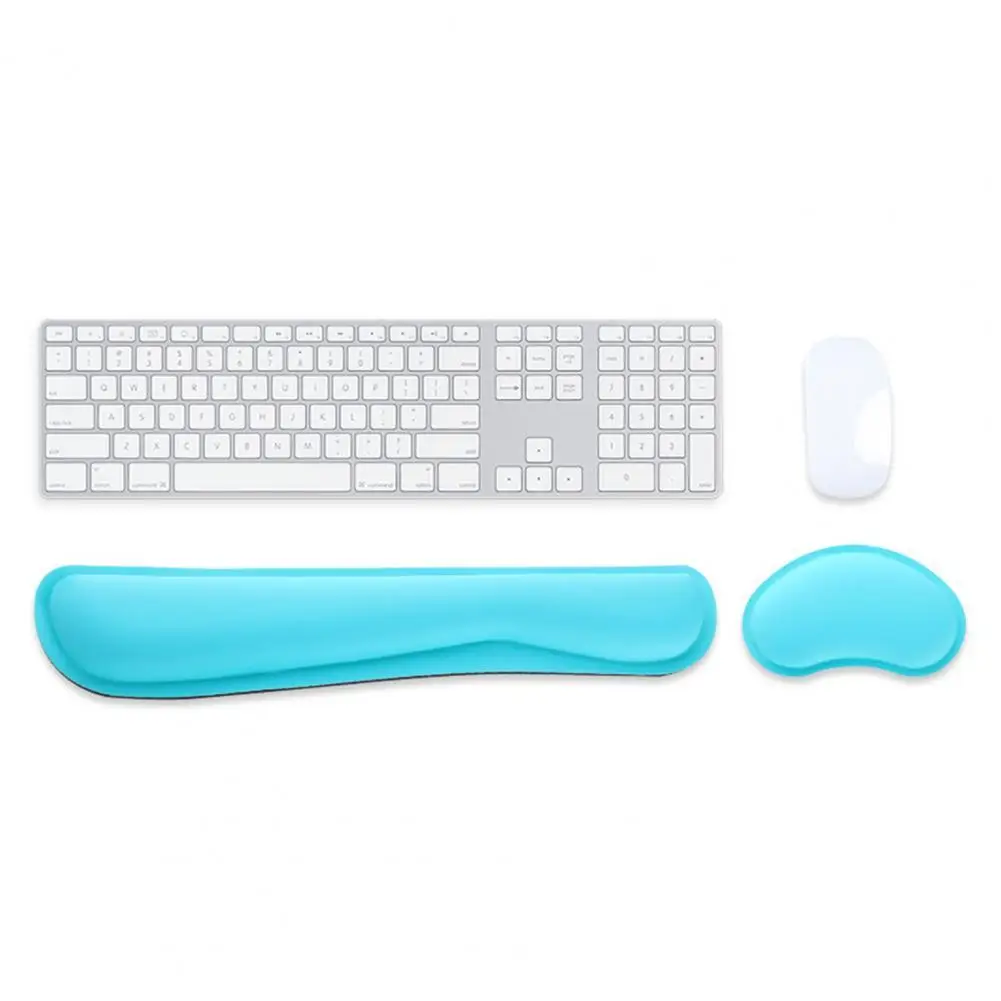 

2021 New Design Mechanical Keyboard Wrist Hand Rest Pad Wrist Rest Mouse Pad Durable Comfortable Mousepad for PC Gamer Office