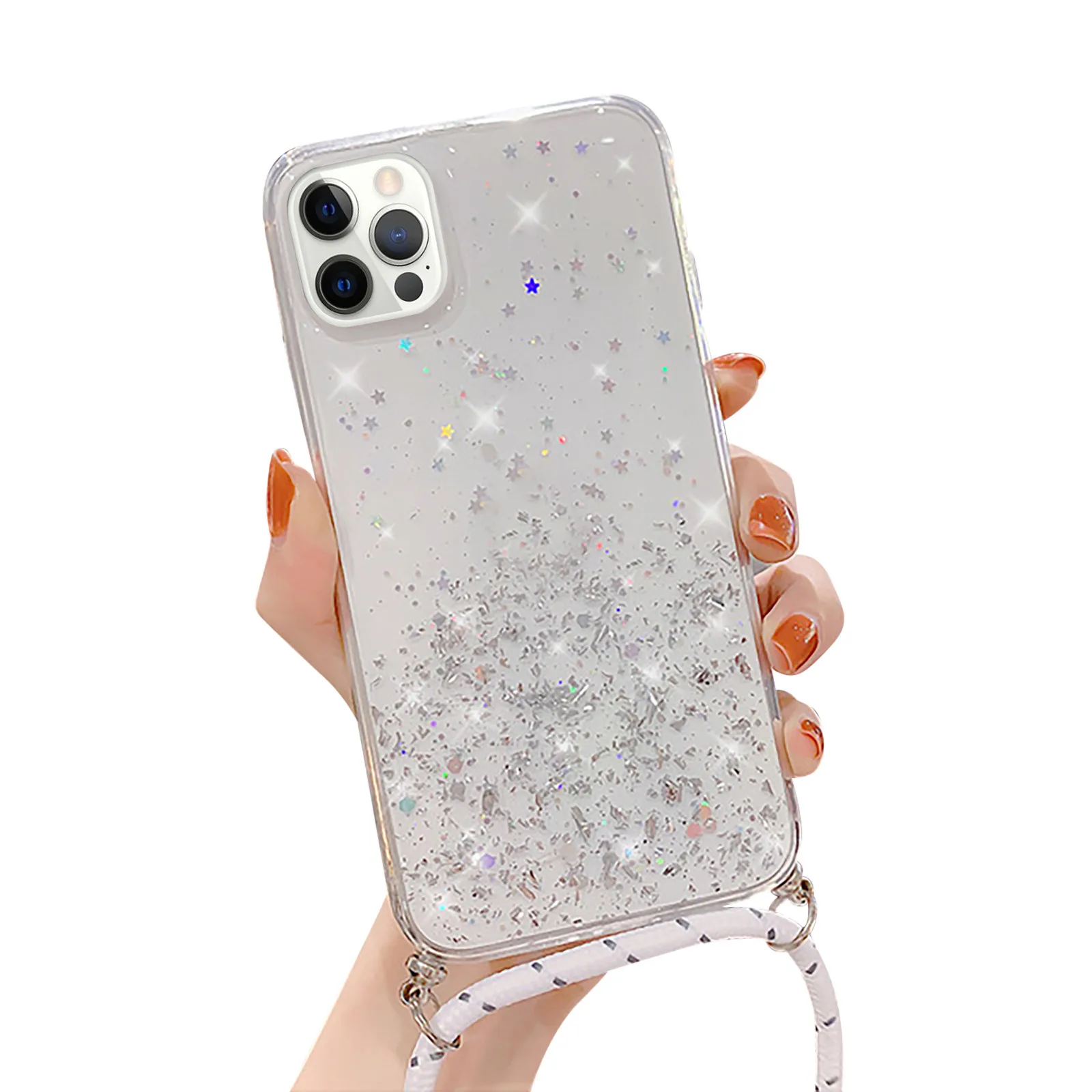 Новинка 2020 Модный Цветной чехол для телефона с блестками и бриллиантами