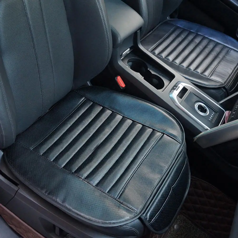 

Universal Breathable PU Leather Bamboo Pad Mat Auto Chair Car Seat Cover Cushion Breathable Protector Mat Pad accessories