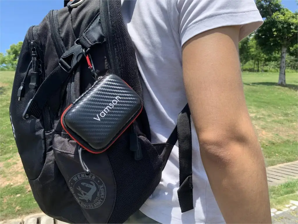 Футляр для хранения аксессуаров Vamson GoPro Hero 8 черный с защитой экрана из