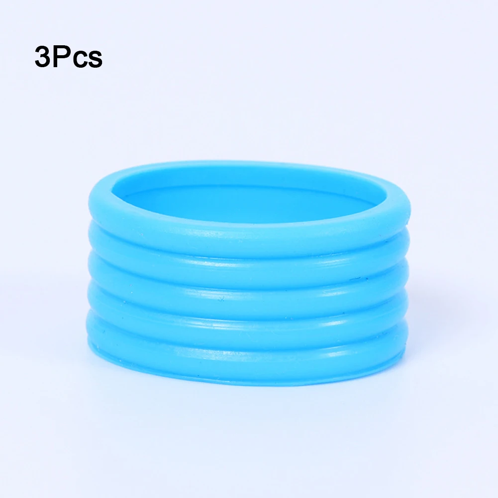 

Sweat Handle's Overgrip Absorbing Absorb Elastic Racquet Badminton Band Protector 3pcs Sports Racket Tennis Grip Ring Practical