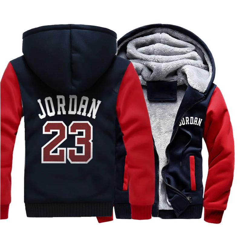 Мужские толстовки с капюшоном Jordan 23 Dikke Jas 2019 зимние реглан мужская уличная одежда