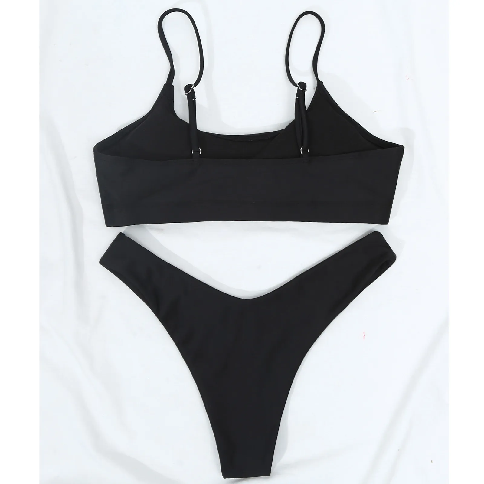 

2020 New Solid Sexy Bikini Set Women Swimming Suit Beachwear Swimsuit Push up Two-Piece Swimwear Bathing Suit Female Biquini