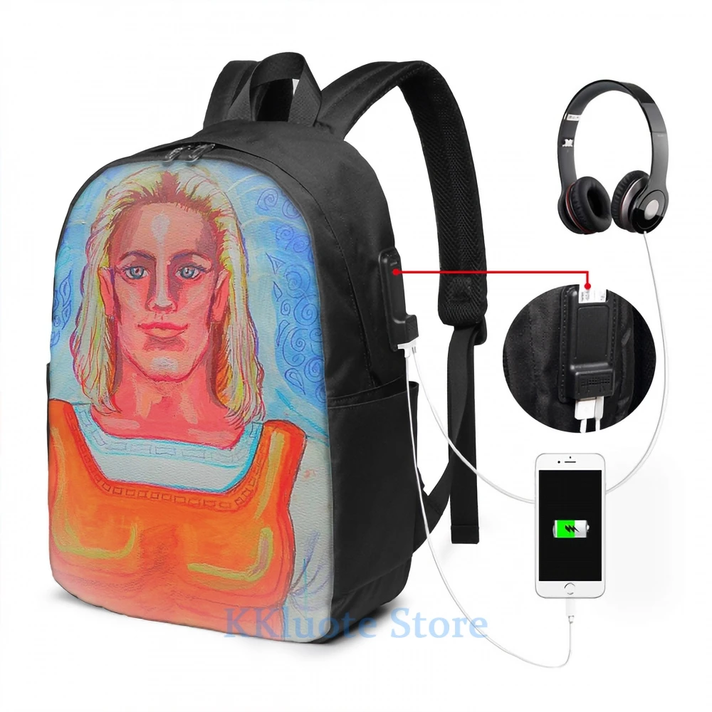 Забавный рюкзак Archangel Michael(2) с графическим принтом и USB-зарядкой мужские школьные