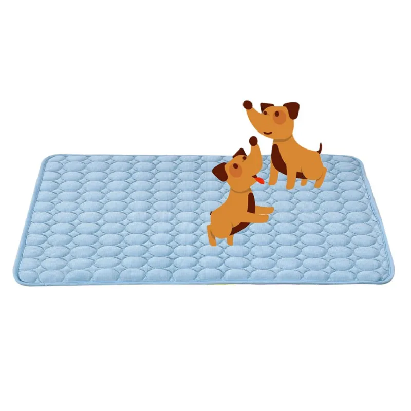 

Pet Dogs Summer Cooling Mats Blanket Ice Cats Bed Mats For Dogs Sofa Portable Tour Camping Yoga Sleeping Massage Pet Accessories