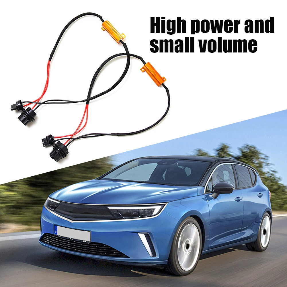 

2pcs 7440 LED Turn Signal Car Load Resistor Error Canceller LED Decoder Canbus Free Wiring Canceller Decoder Light