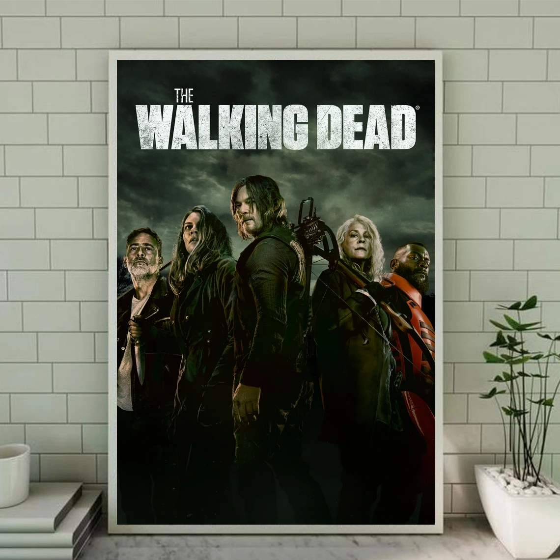 Постер из сериала Ходячие мертвецы киноплакат на холсте печать живопись для