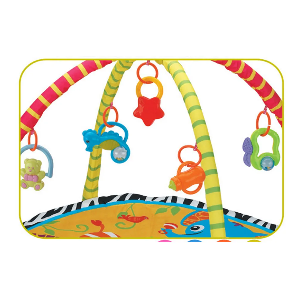 

85*85*56cm Baby Play Mat Kids Rug Educational Puzzle Carpet With Piano Keyboard & Cute Animal Baby Gym Crawling Activity Mat J75