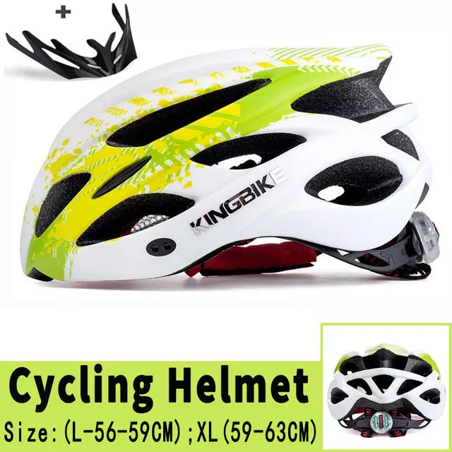 675-green Новинка, велосипедный шлем для шоссейного велоспорта, MTB, велосипедный шлем, задний светильник для горного велосипеда, цельнолитые велосипедные шлемы для мужчин и женщин - Цвет: 675-green