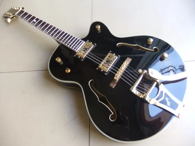 Оптовая продажа гитары Новое поступление гитара Jazz Gretscmodel 6120 черная