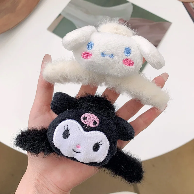 

Заколка для волос Kawaii Bid Eared Dog Kuromi Girls Women Barrettes, заколки для конского хвоста, заколки, головные уборы, модные аксессуары для волос
