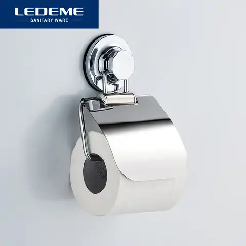 Держатель для туалетной бумаги LEDEME с полкой, вешалка для полотенец в ванную комнату, водонепроницаемый держатель для туалетной бумаги, коро...