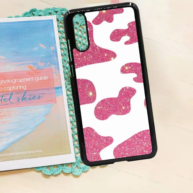 

Cows bling fashion cartoon Phone Case PC for iPhone 11 12 pro XS MAX 8 7 6 6S Plus X 5S SE 2020 XR