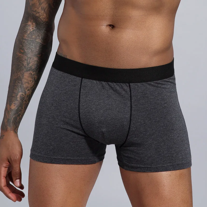 Трусы боксеры мужские хлопковые 6 шт./лот большие размеры|men g-string|f men underwearg-string thong |