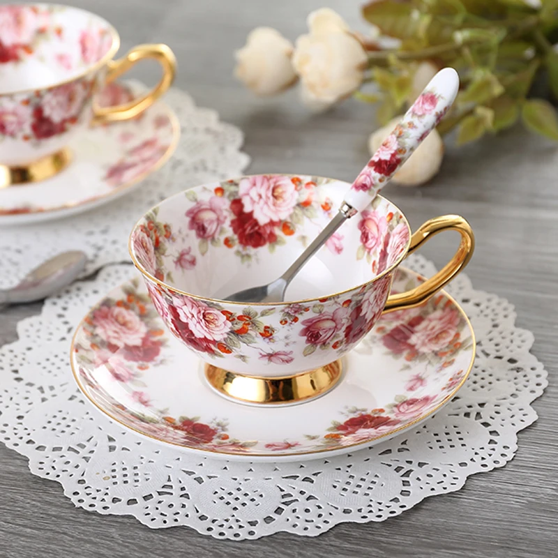 Кофейная чашка европейский стиль маленький роскошный набор керамический