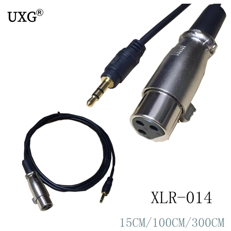 3 5 мм 1/8 &quotПапа 3Pin XLR Женский стерео аудио микшер amp xlr кабель 0 15 м 100 см 300