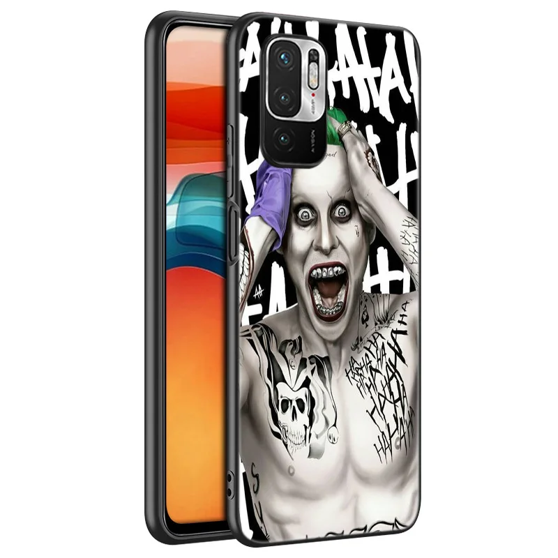 joker harley quin silicone phone case for xiaomi redmi note 10 10t 10s 9s 8t 9 8 7 pro max 8a 9a 9c 9t black soft cover coque free global shipping