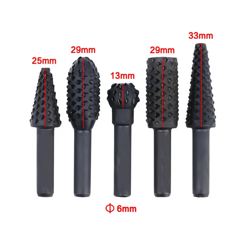 

1/4'' 5PCS Drill Bit Set Cutting Tools For Woodworking Knife Wood Carving Tool
