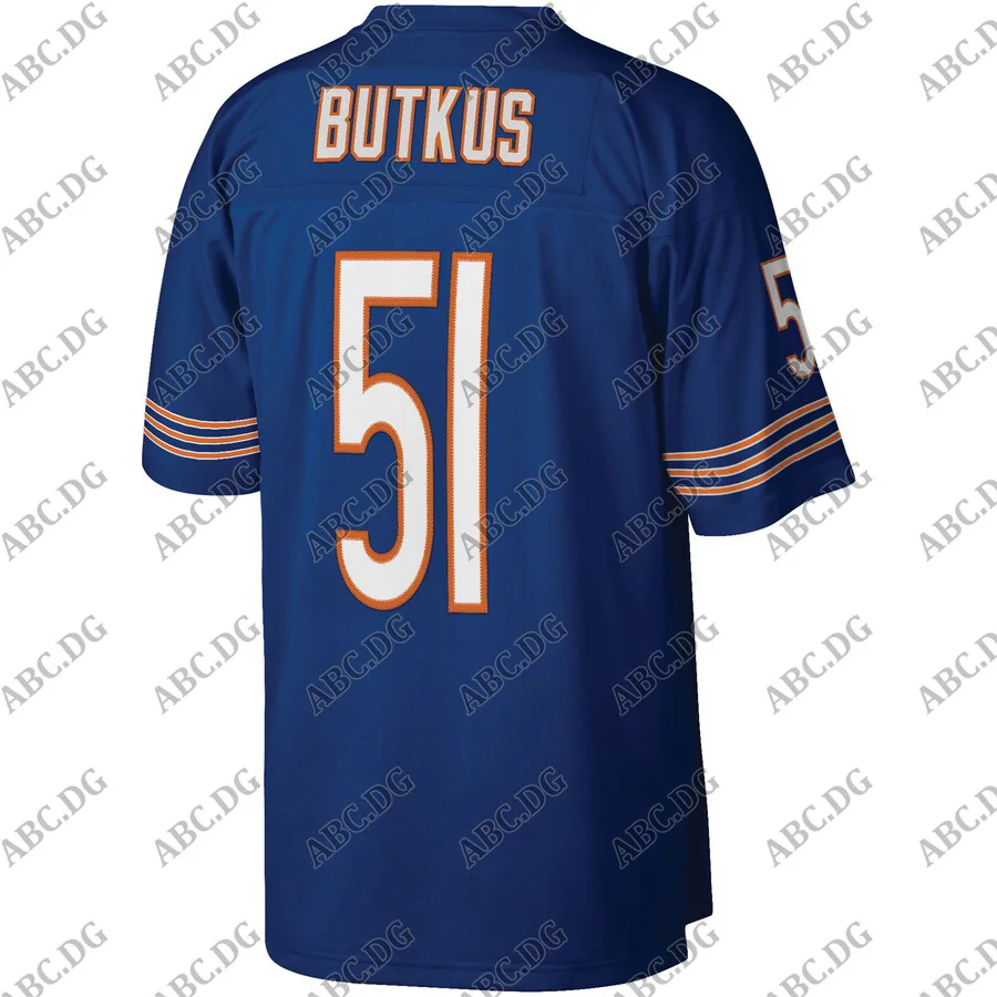 

Customized Stitch Men Women Kid Youth Chicago Dick Butkus Mitchell & Ness Navy Retired Player Legacy Replica Jersey 4XL 5XL 6XL