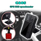 GPS-трекер для автомобиля C60S, автомобильный трекер с проекционным дисплеем, GPS-локатор, простая настройка, автоматическая регулировка яркости, Предупреждение о скорости