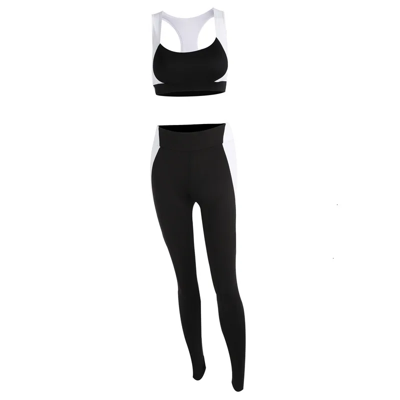

2019 Women Sport Suit Yoga Set Sport Bra Leggings Set Sportwear Workout Clothes For Women Gym Clothes Yoga Tracksuit