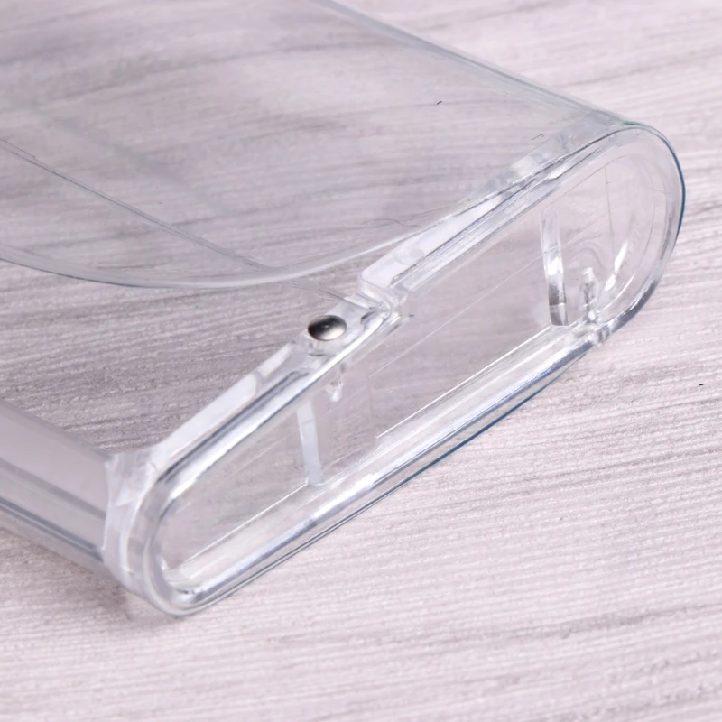 

28TF Stylish Transparent Eye Glasses Sunglasses Soft Case Box Portable Protector Holder