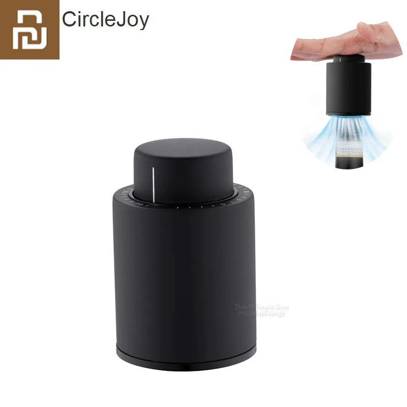 Youpin Circle Joy Wine Stopper Plastic ABS Vacuum Memory Electric Corks | Смарт-часы и гаджеты