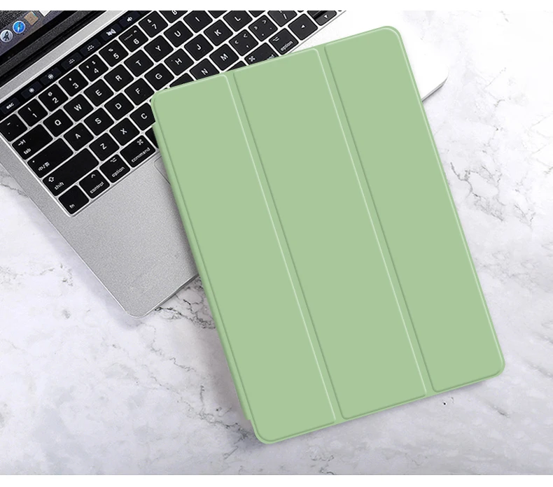 

Three-fold Cover for Huawei matepad T10S T10 M6 10.8/8.4 Case Silicone Cover for Huawei matepad 10.4 /Honor V6 10.4 /Pro 10.8