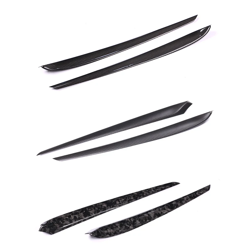CREATE CARBON Interior Modification For Tesla Model 3 Y Car Door Inner Trim Real Carbon Fiber Accessories Parts | Автомобили и