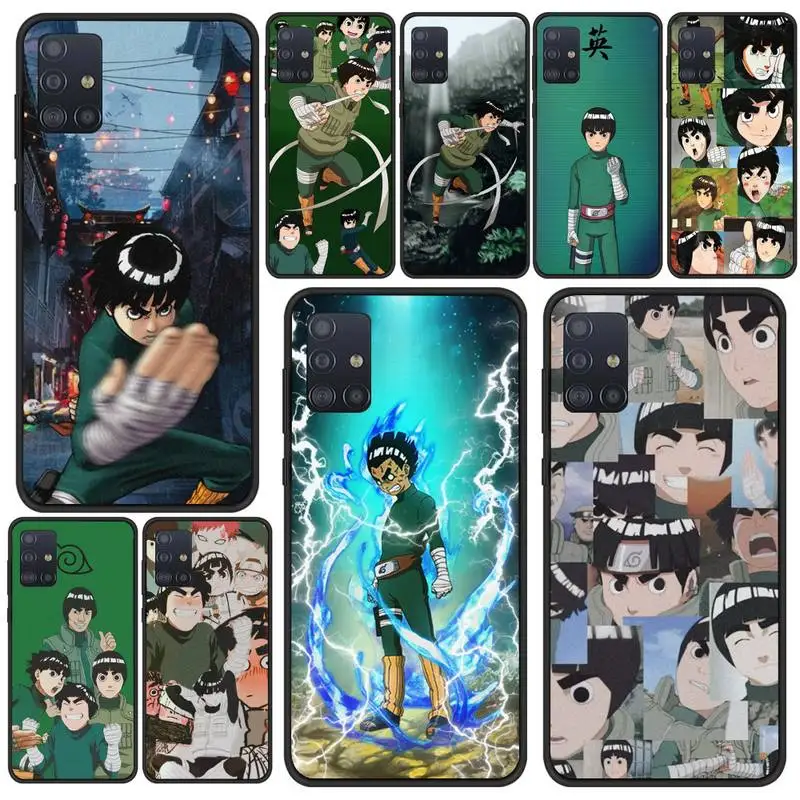 

Anime N-Naruto Rock Lee Phone Case For Samsung S21 S6 S7 Edge S8 S9 S10 S20 Ultra 5G Plus Cover Fundas Coque