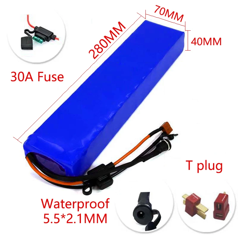 36V10Ah 18650 lithium battery pack 10S3P 600W or less suitable for scooter E Twow m365 pro ebike backup power supply | Электроника
