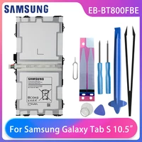 original samsung galaxy tab s 10 5 t800 t801 t805 sm t805c t807 tablet battery eb bt800fbe 7900mah with free tools akku