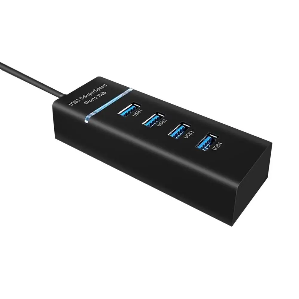 

480Mbp USB 3,0 концентратор 4 Порты и разъёмы USB разветвитель расширитель Usb адаптер переменного тока для портативных ПК удлинитель концентратора ...