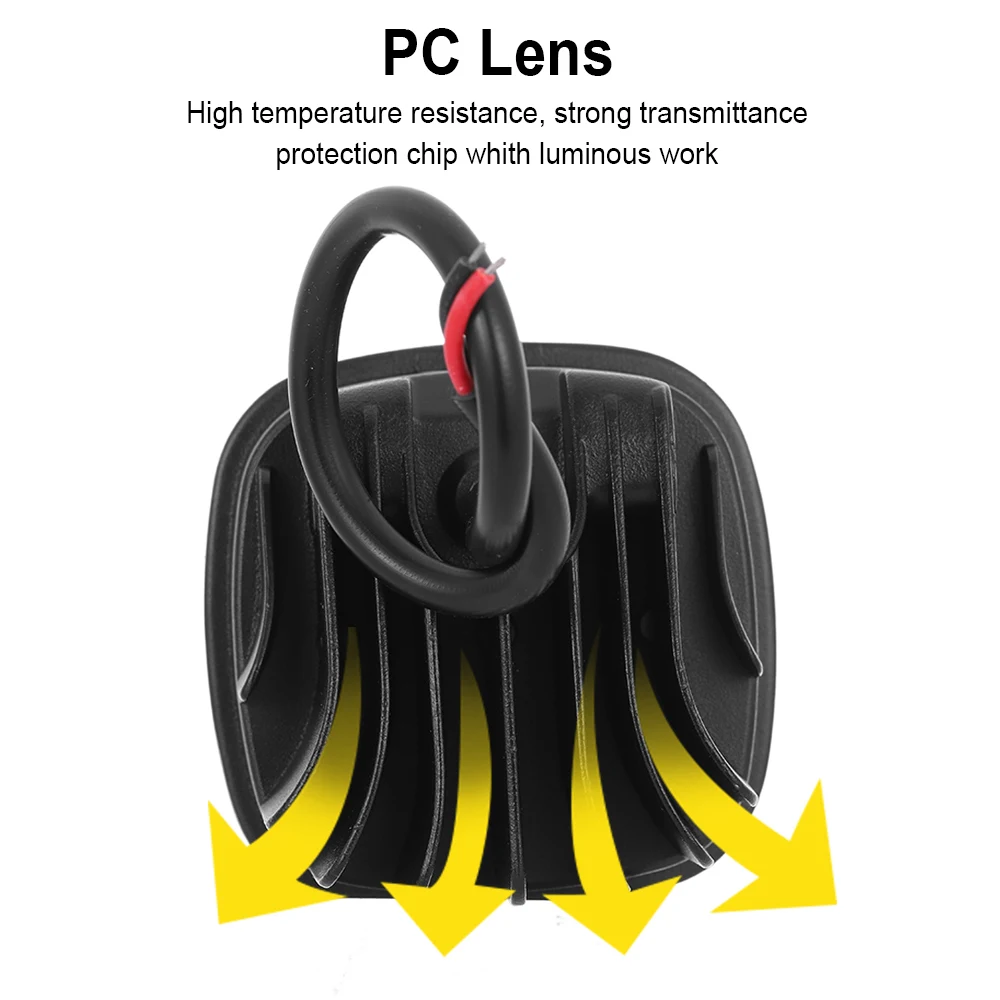 18LED рабочий светильник автомобильный Светодиодный точечный квадратный