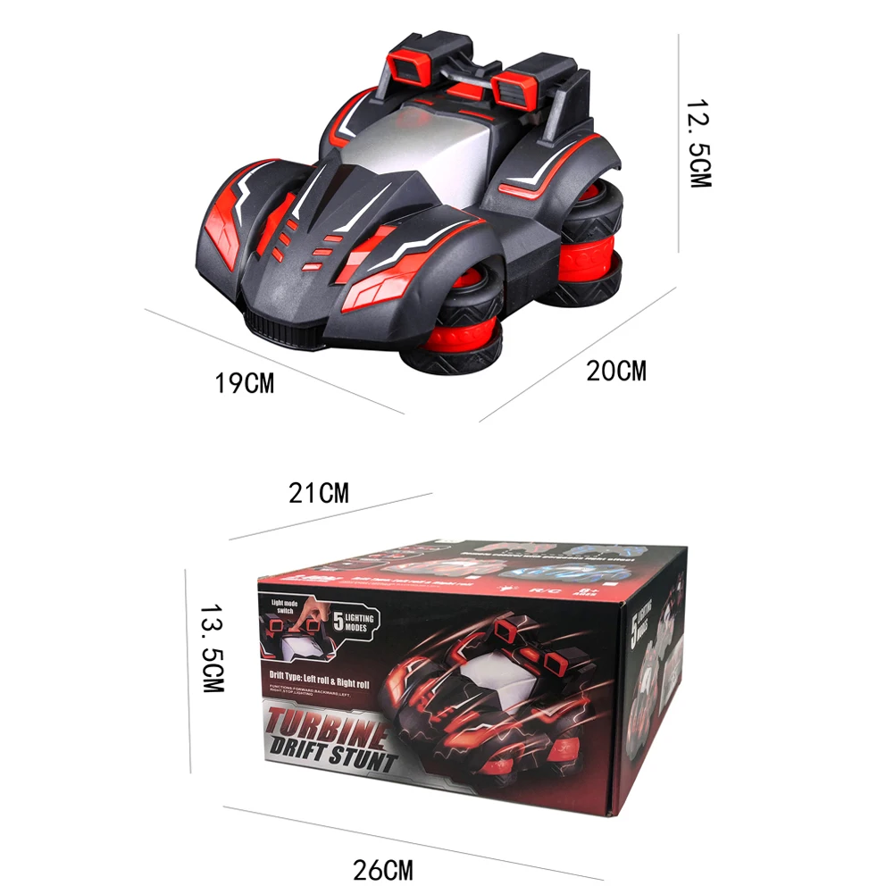 Радиоуправляемая игрушечная машинка 2 4G трюки дрифт плавающий автомобиль с