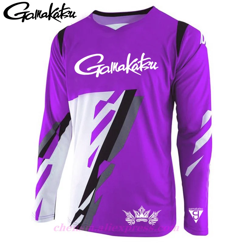 

Gamakatsu Fishing Shirt Long Sleeve Fishing Clothes Outdoor Sun Protection Cycling Quick-drying Fishing Jacket Fishing Jerseys