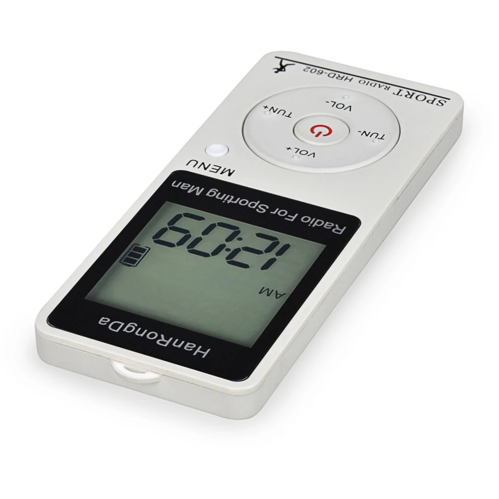 HRD-602 Mini FM/AM радио 400 мАч ЖК-дисплей портативный Радиоприемник Блокировка
