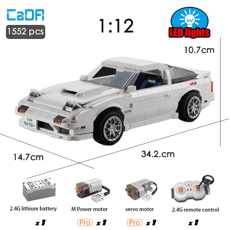 

IN STOCK Kids Toys Anime Drift RC Racing Car Vehicle Building Blocks Brick Assembling Model Birthday Gift For Boy