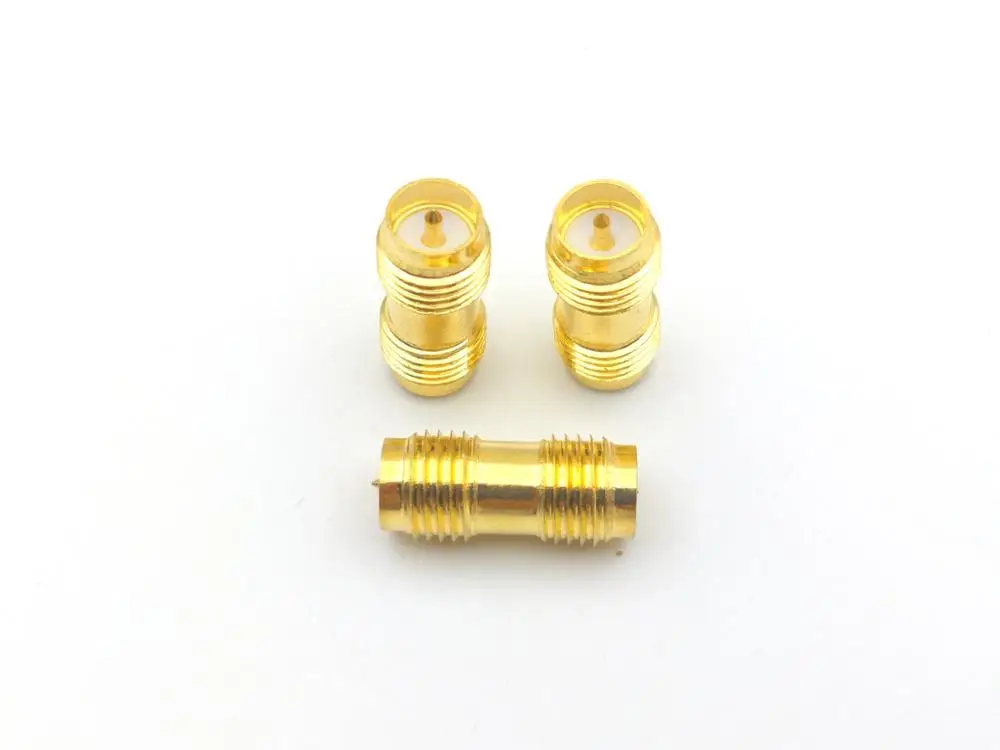 

1000pcs gold RF SMA adapter RP-SMA female to RP-SMA female connector